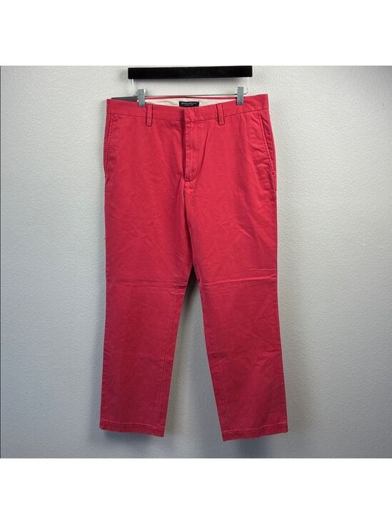 Banana Republic Other - Banana Republic Emerson Chino Pants Red Coral Straight Leg 34x32 New
